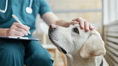 veterinario con perro